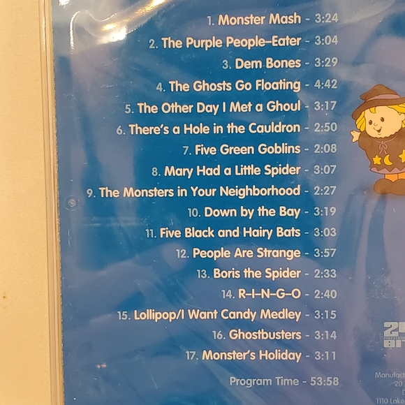Fisher-Price Little People Halloween Sing-Along CD - Picture 3 of 3